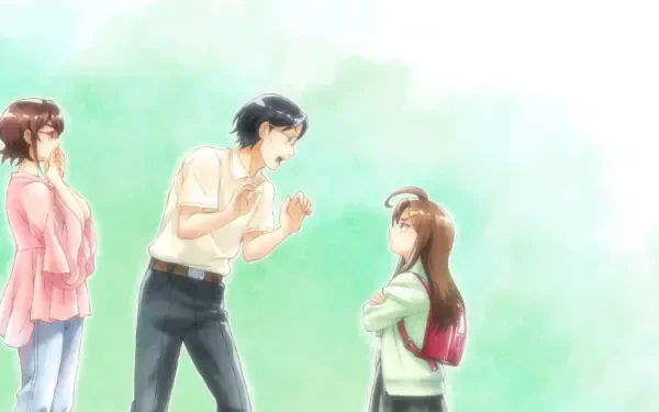 Anime TsumaSho Marika Shiraishi Keisuke Niijima Mai Niijima HD Desktop Wallpaper | Background Image