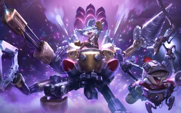 video game League Of Legends Rumble (League Of Legends) Legends of Runeterra HD Desktop Wallpaper | Background Image