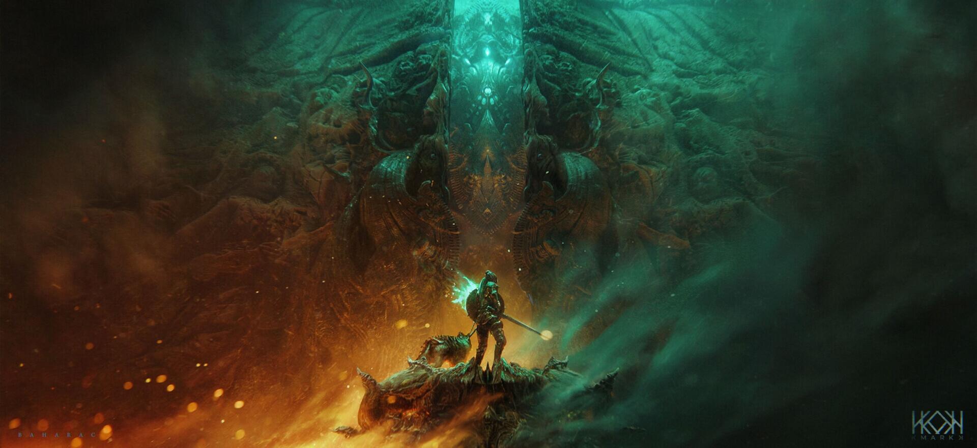 Download Fantasy Warrior Fantasy Warrior HD Wallpaper by Mark Kolobaev