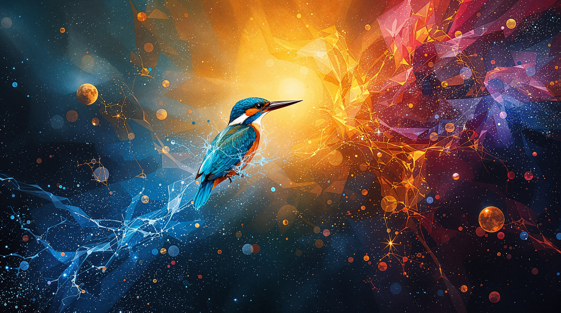 Vibrant Kingfisher in 4K Ultra HD Wallpaper by QuantumCurator ...
