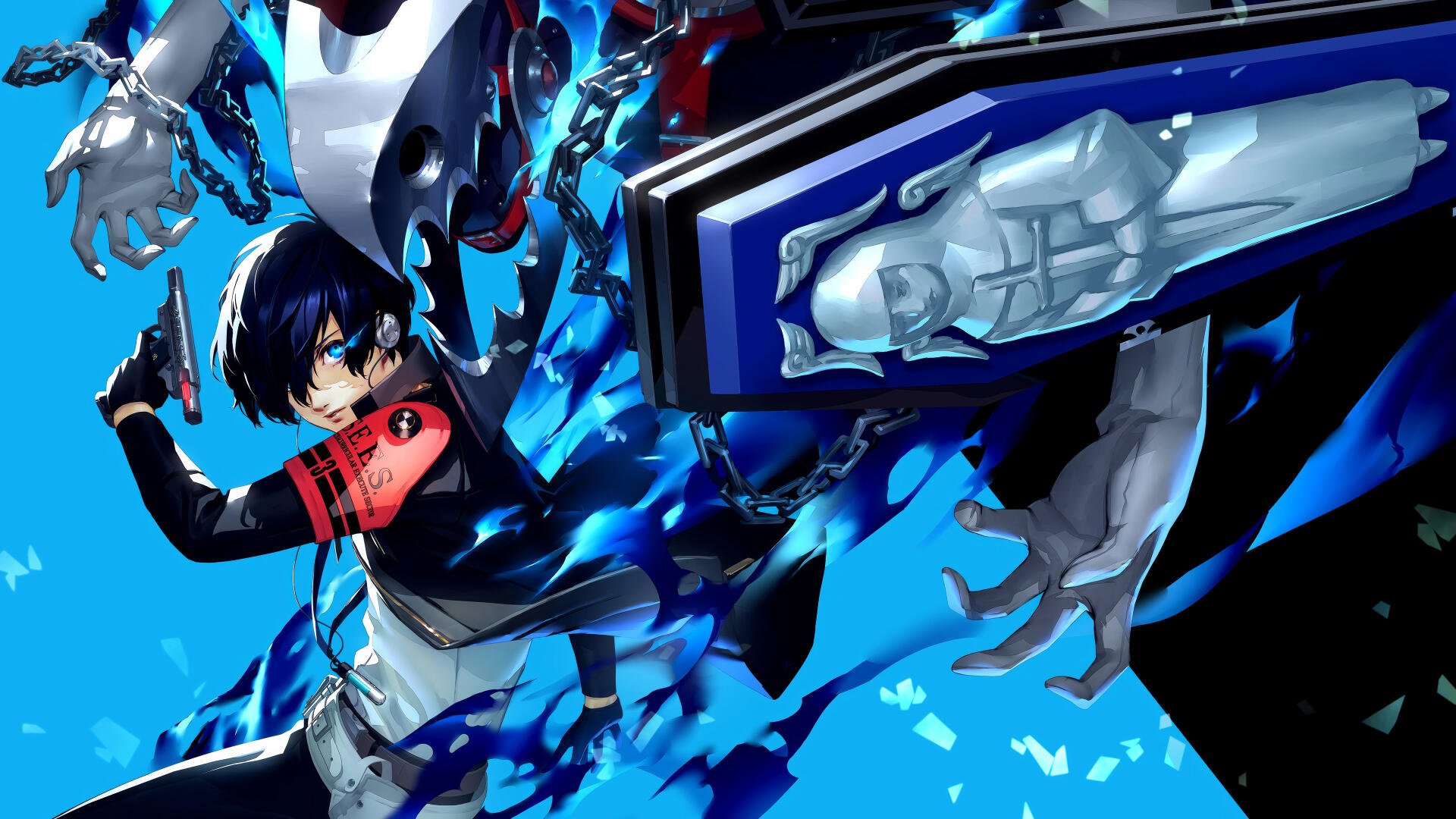 Download Persona 3 Reload Megami Tensei Makoto Yuki 4k Ultra HD Wallpaper by Persona man