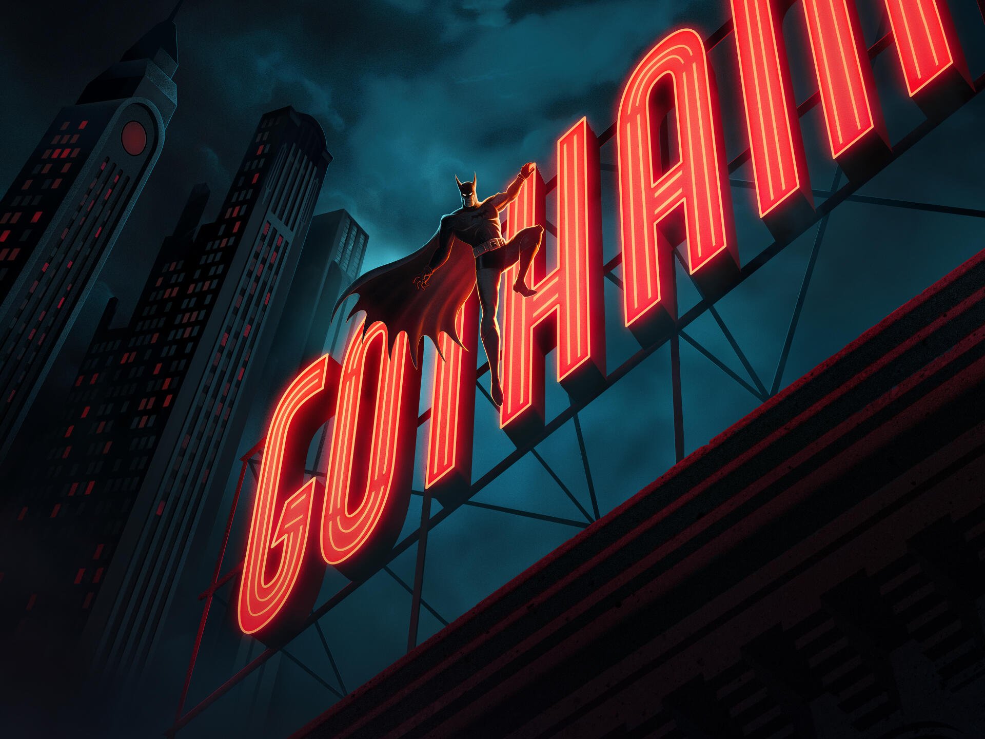 Download Batman: Caped Crusader 4k Ultra HD Wallpaper