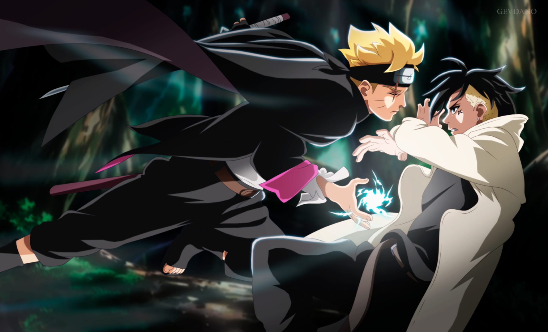 Download Boruto Uzumaki Kawaki (Boruto) HD Wallpaper by GEVDANO