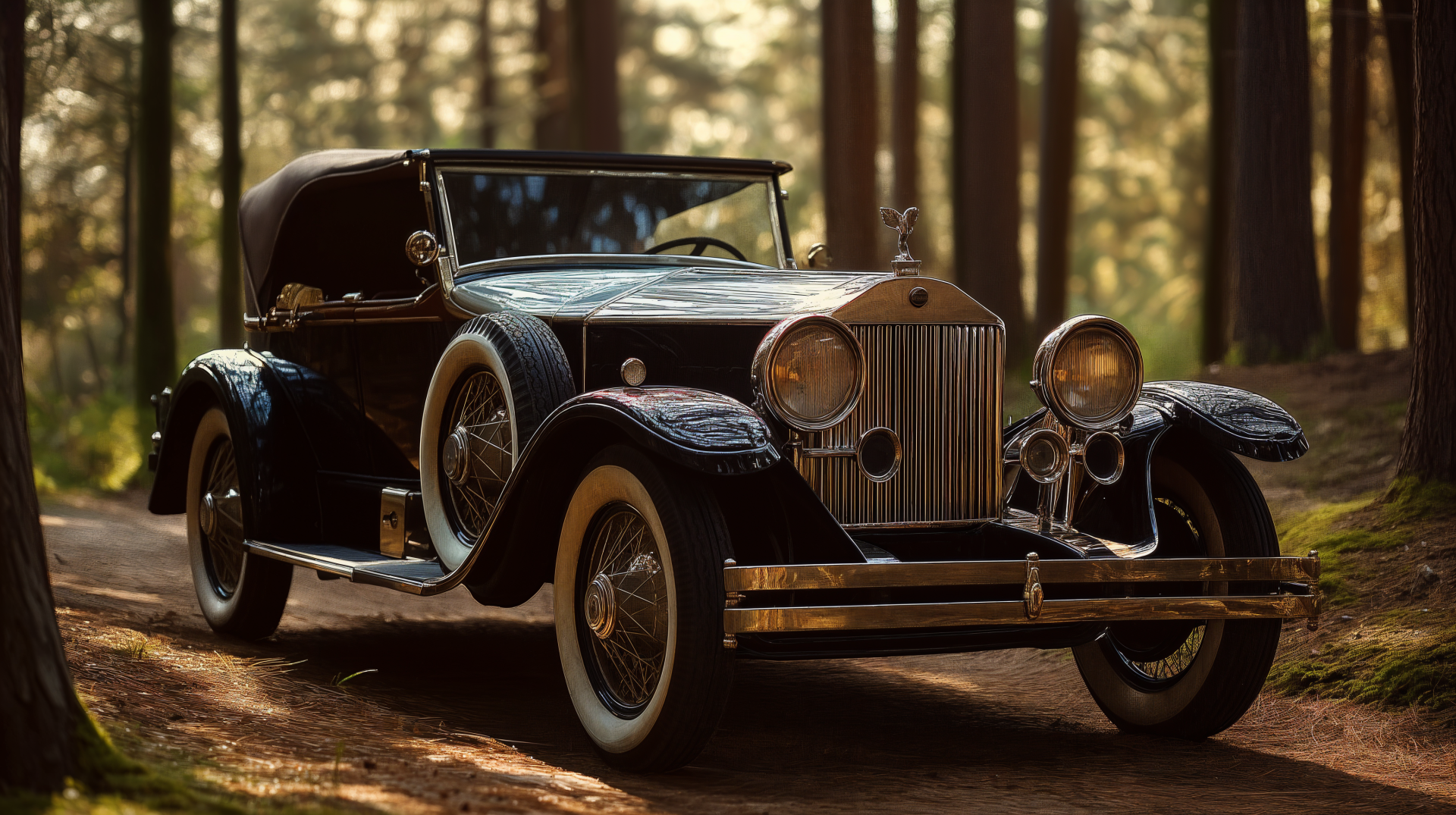 Vintage Car Elegance: A Stunning 4K Ultra HD Wallpaper by robokoboto