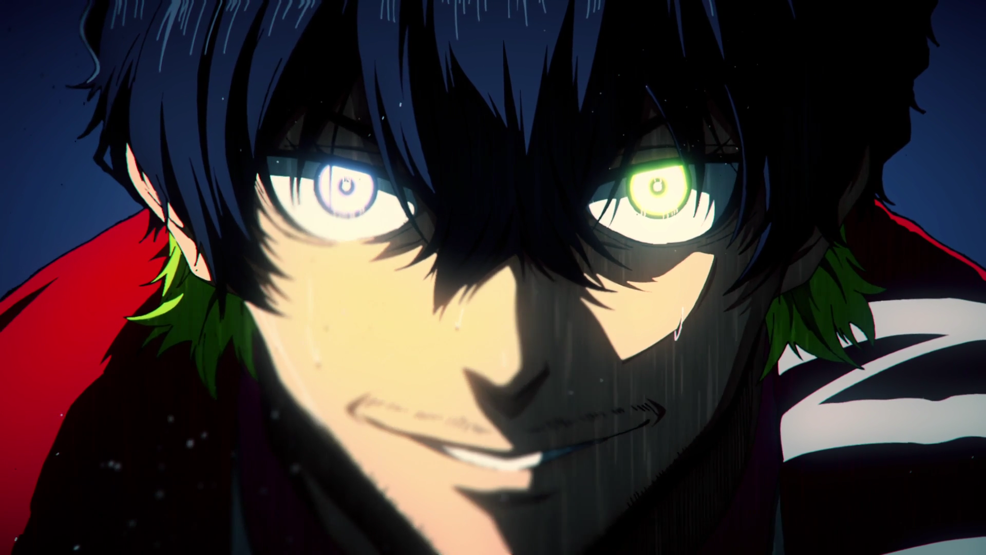 Oliver Aiku Intense Gaze Blue Lock HD Wallpaper 1920x1080 