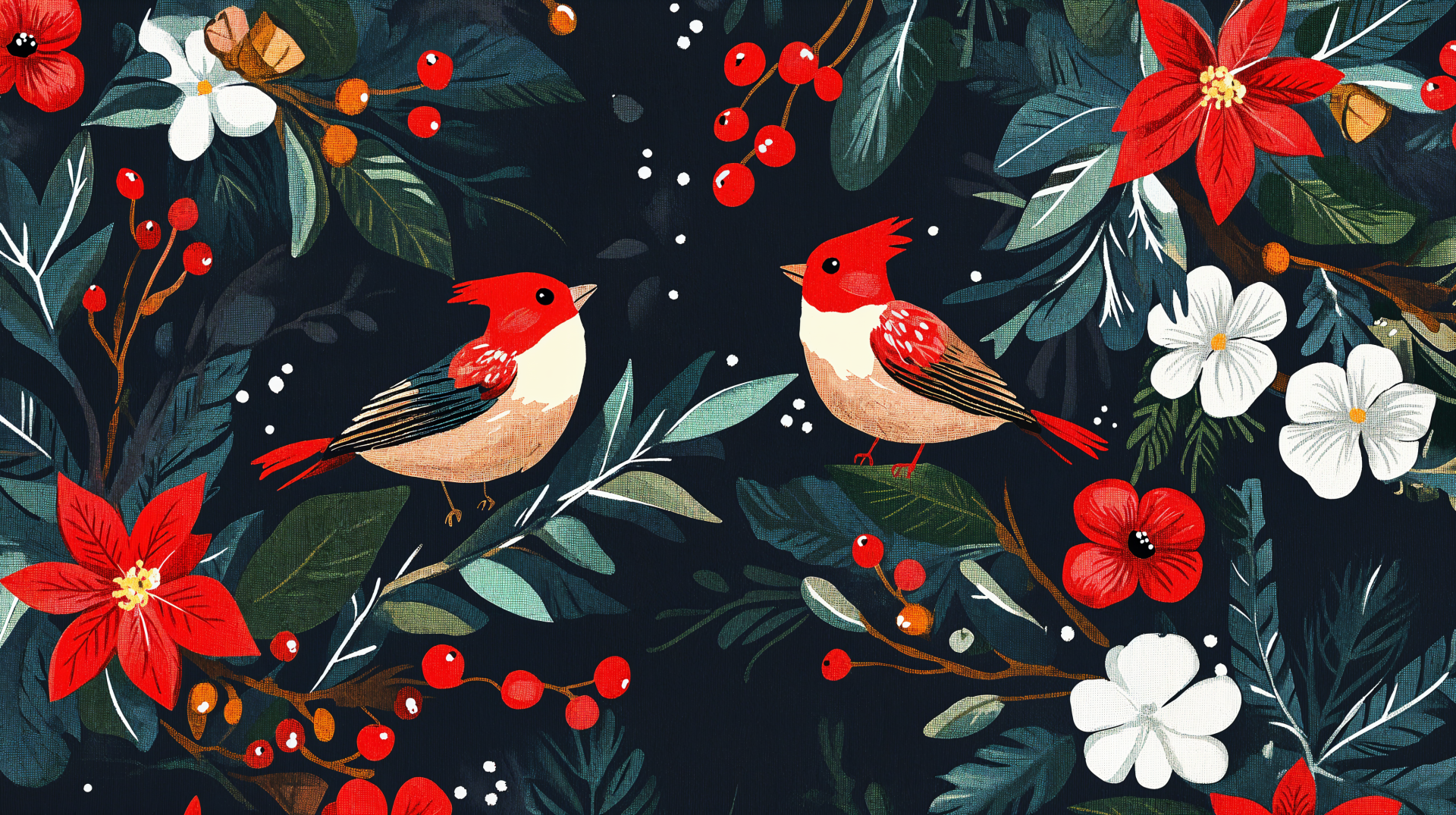 Festive Birds A K Ultra Hd Wallpaper Delight By Robokoboto