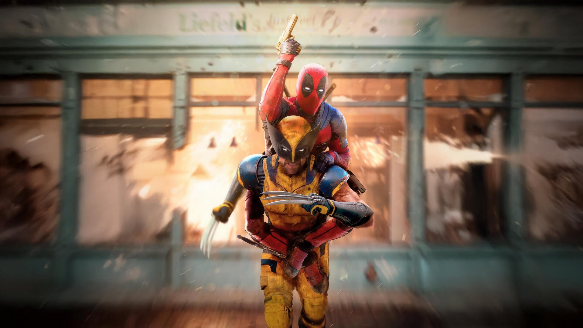 Download Deadpool & Wolverine 4k Ultra HD Wallpaper