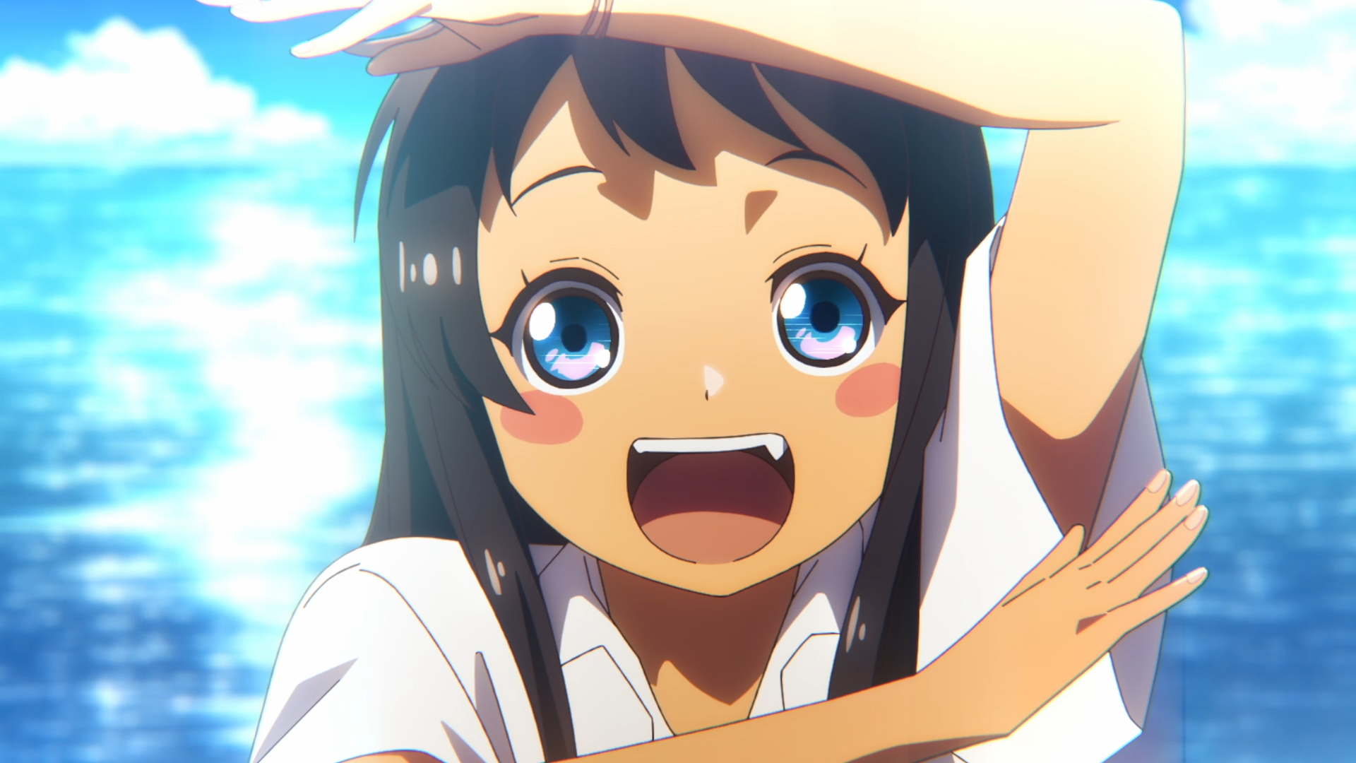 Download Anime OKITSURA: Fell In Love With An Okinawan Girl But I Just Wish I Know What She's Saying Hina Kyan HD Wallpaper