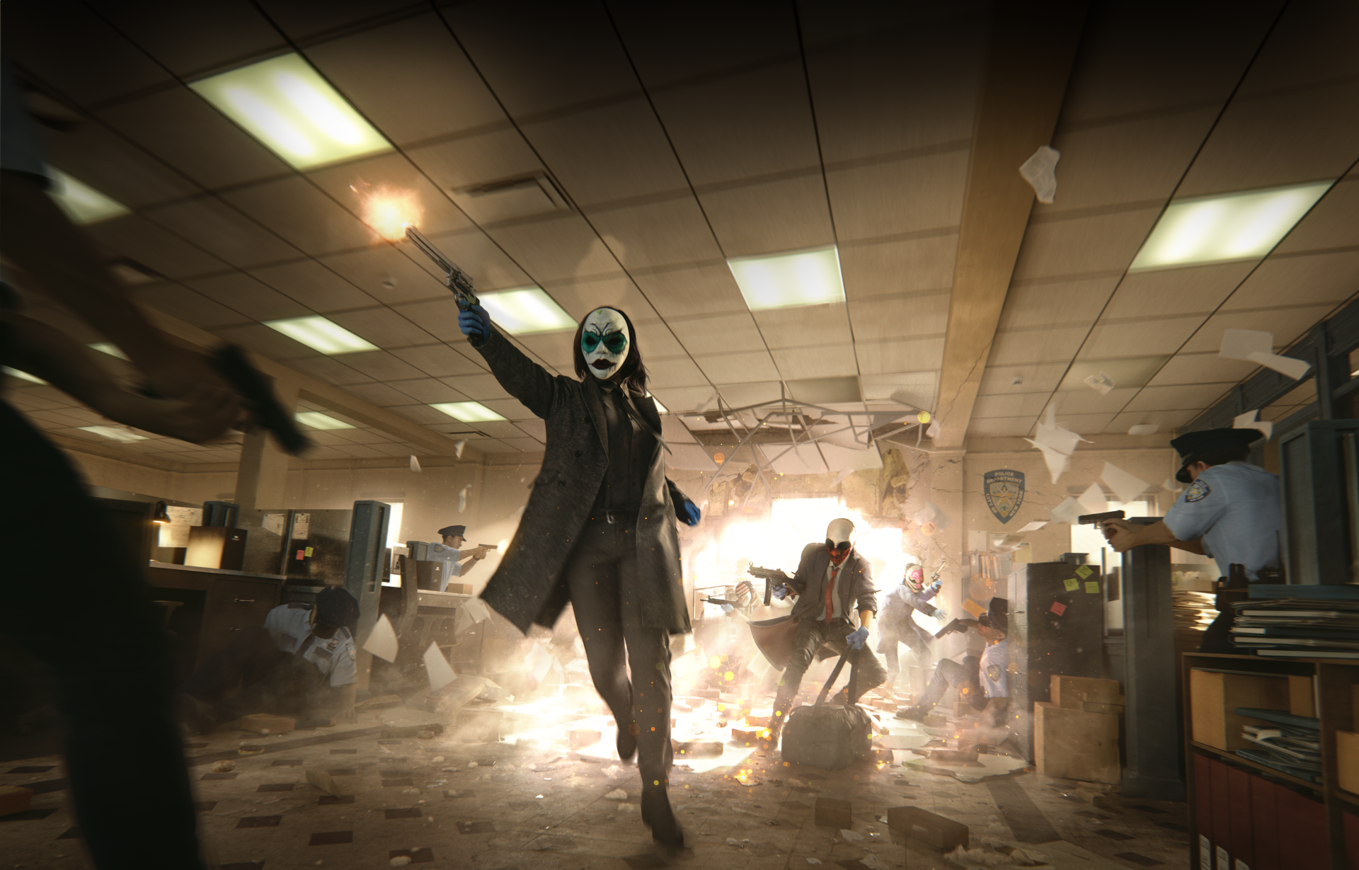 Download Clover (Payday) Dallas (Payday) Hoxton (Payday) Video Game Payday 3 4k Ultra HD Wallpaper