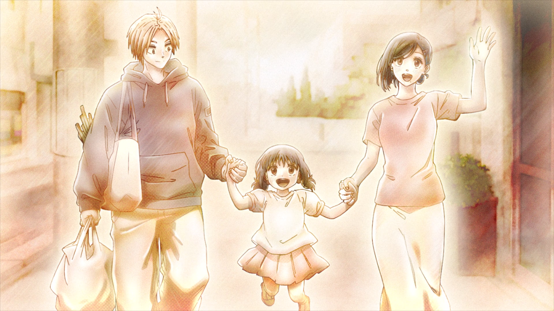 Download Anime Sakamoto Days Shin (Sakamoto Days) Aoi Sakamoto Hana Sakamoto HD Wallpaper