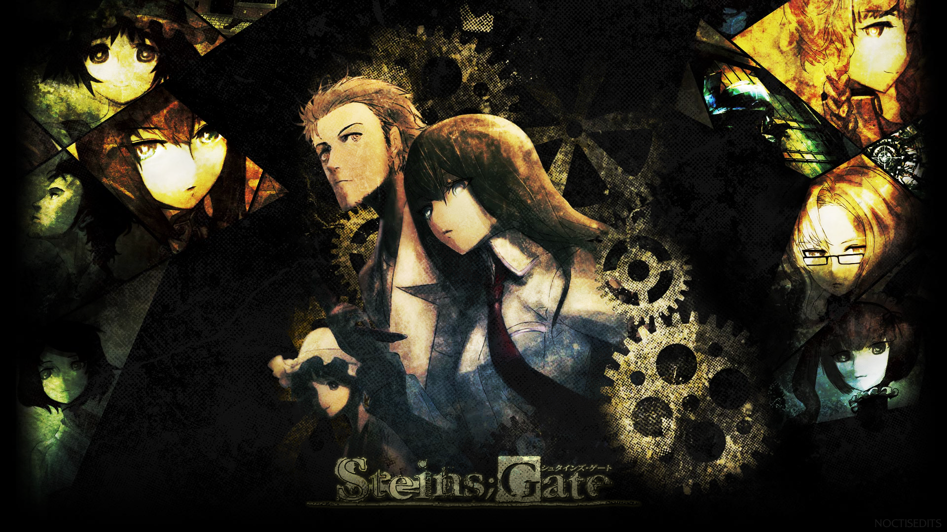 Download Steins;Gate Kurisu Makise Rintaro Okabe Anime HD Wallpaper by noctisedits