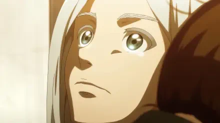 HD anime desktop wallpaper featuring a close-up of a character from The Blue Wolves of Mibu with expressive eyes and soft lighting.