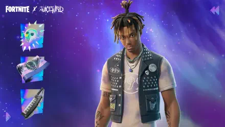 video game Fortnite Juice Wrld HD Desktop Wallpaper | Background Image