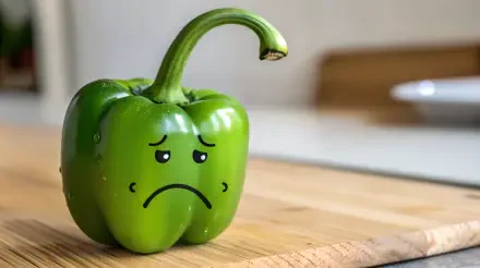 bell pepper green vegetable kitchen Sad face food humor HD Desktop Wallpaper | Background Image