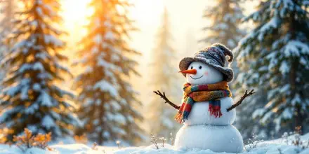 snowman Christmas HD Desktop Wallpaper | Background Image