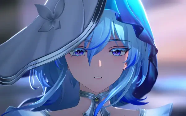 A close-up of the Shorekeeper from the game Wuthering Waves, featuring intricate details and vibrant colors, designed as a high-definition PC desktop wallpaper.