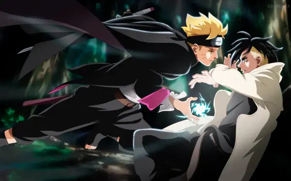  Boruto Vs Kawaki by GEVDANO