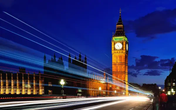 city at night HD Desktop Wallpaper | Background Image