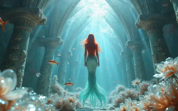 mermaid HD Desktop Wallpaper | Background Image