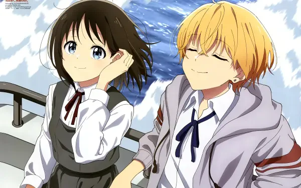 Anime Flower and Asura Hana Haruyama Mizuki Usurai HD Desktop Wallpaper | Background Image