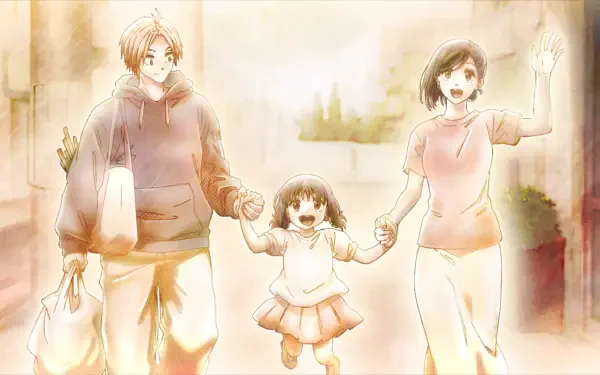 Anime Sakamoto Days Shin (Sakamoto Days) Aoi Sakamoto Hana Sakamoto HD Desktop Wallpaper | Background Image