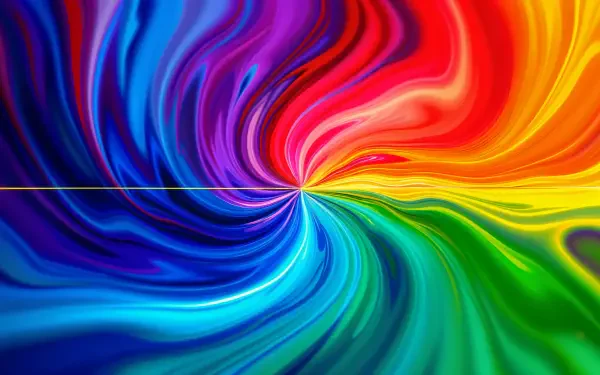 A vibrant color spectrum swirls in dynamic hues of red, blue, and green, creating an engaging 4K Ultra HD desktop wallpaper and background.
