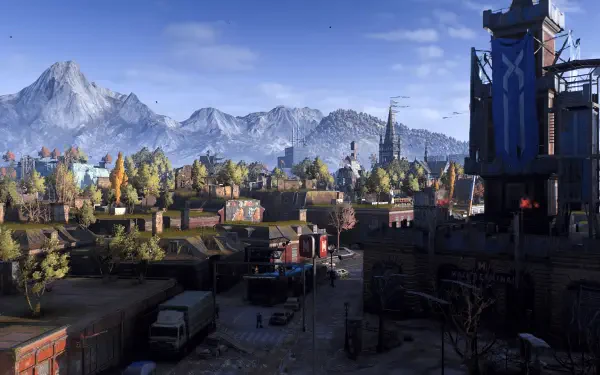 Dying Light 2: Stay Human post apocalyptic video game survival city HD Desktop Wallpaper | Background Image