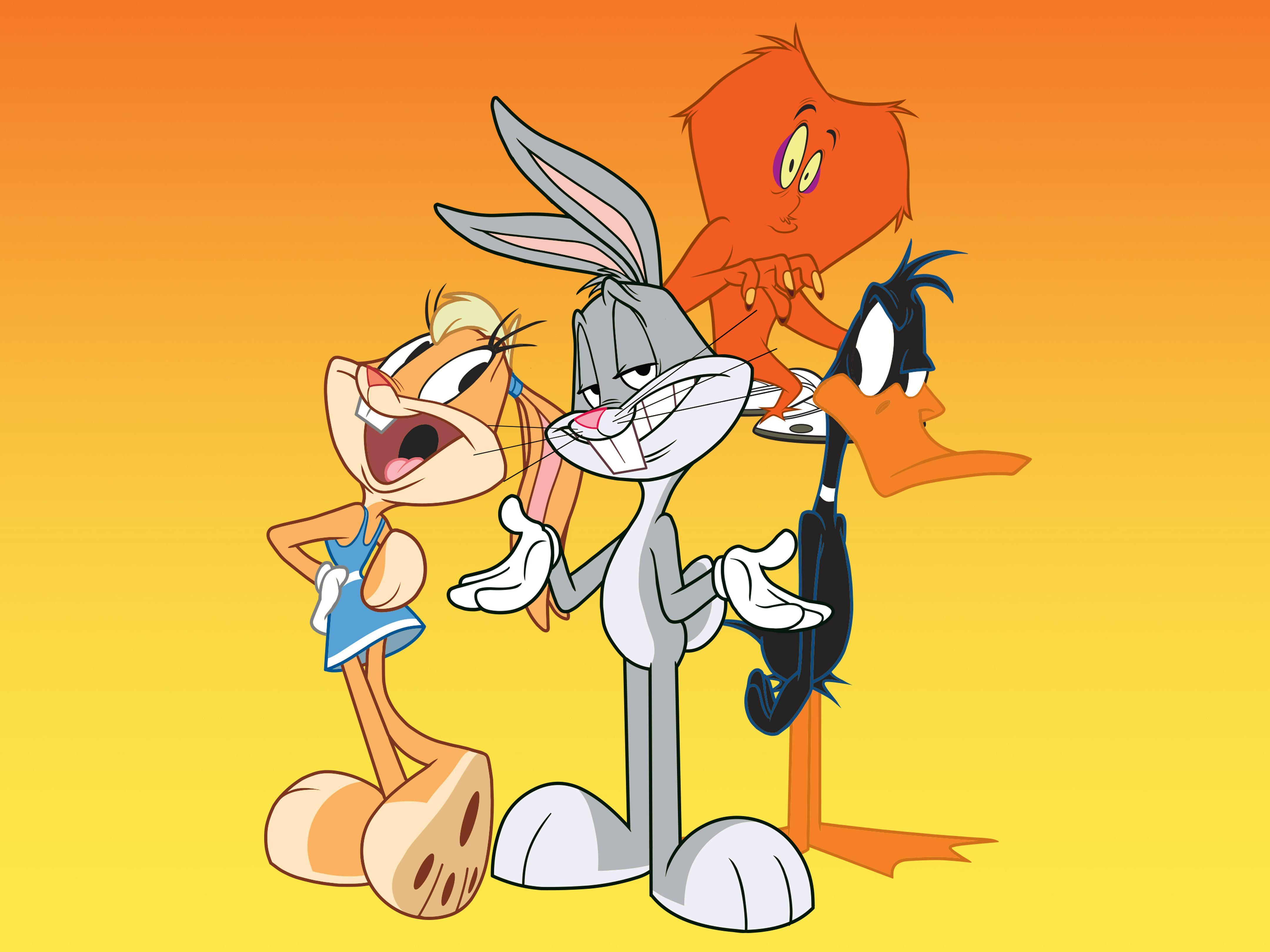 Looney Tunes Mostra Bugs Bunny E Daffy Duck