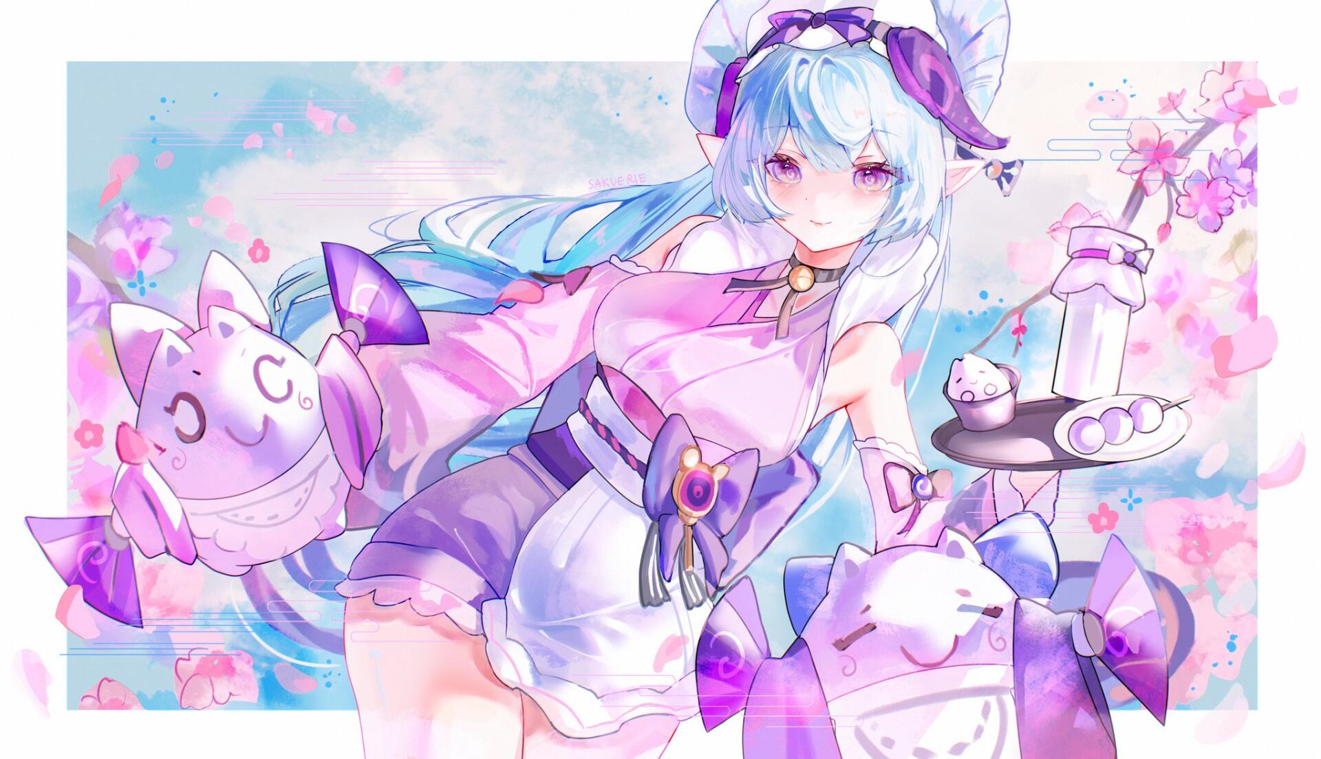 Download Genshin Impact Video Game Girl Yumemizuki Mizuki (Genshin Impact) HD Wallpaper by sakuerie