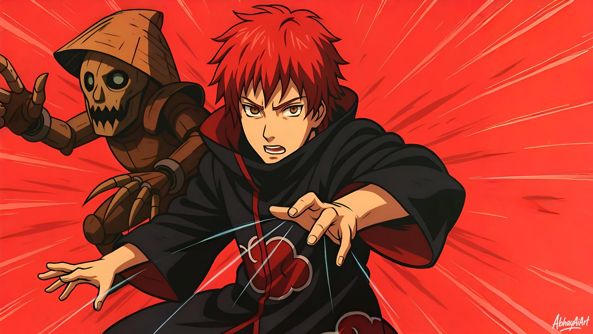 Sasori by AbhayAiArt