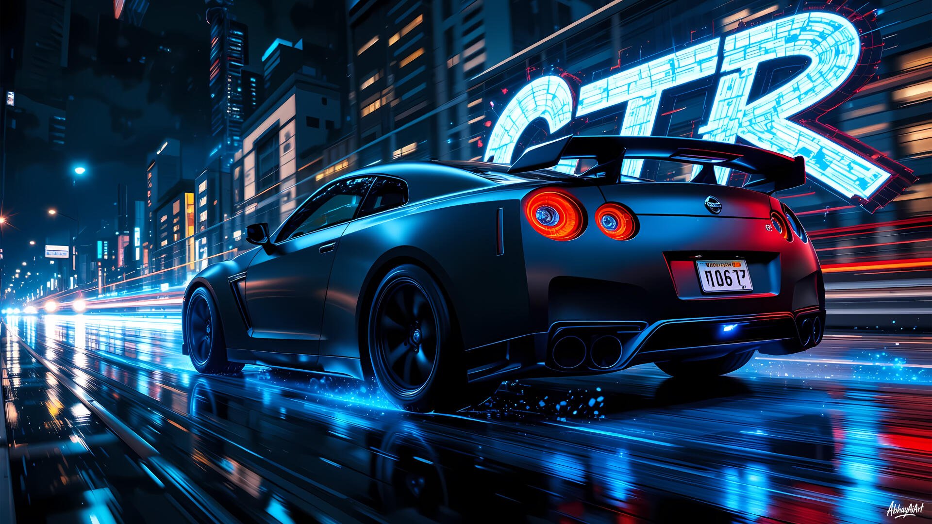 GT-R by AbhayAiArt