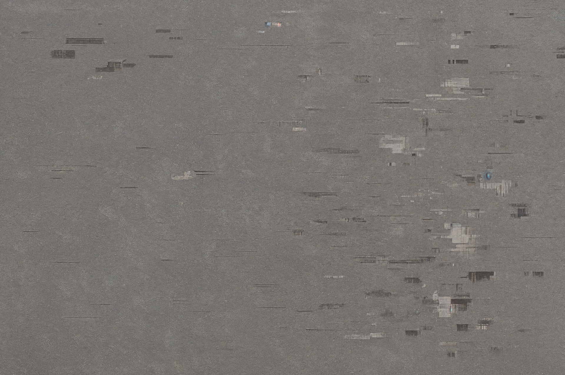 Grey abstract glitch texture with scattered pixel streaks and subtle noise — 4K Ultra HD PC desktop wallpaper and background.