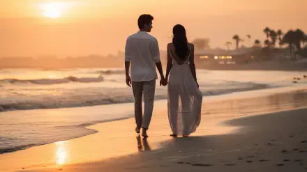 AI Art Romantic HD Desktop Wallpaper | Background Image