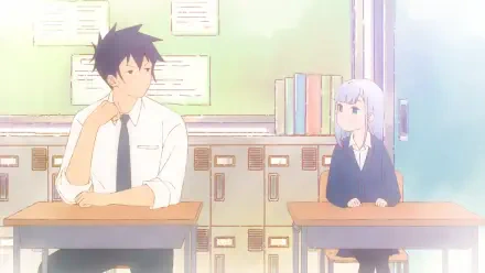 Anime Aharen-san Is Indecipherable Reina Aharen Raidou Matsuboshi HD Desktop Wallpaper | Background Image