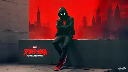 Marvel Studios Miles Morales spider man superhero HD Desktop Wallpaper | Background Image
