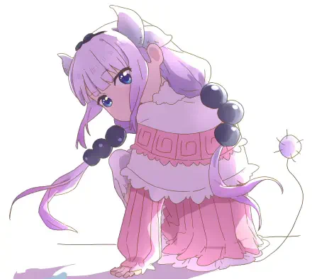 Anime Miss Kobayashi's Dragon Maid Kanna Kamui HD Desktop Wallpaper | Background Image