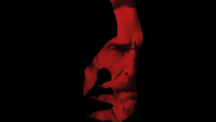 4K Ultra HD PC desktop wallpaper featuring Nosferatu (2024) with a striking red-tinted close-up of the vampire's face emerging from shadows.