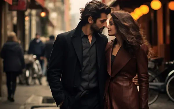 AI Art Romantic HD Desktop Wallpaper | Background Image
