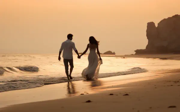 AI Art Romantic HD Desktop Wallpaper | Background Image