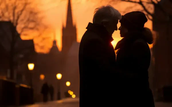 AI Art Romantic HD Desktop Wallpaper | Background Image