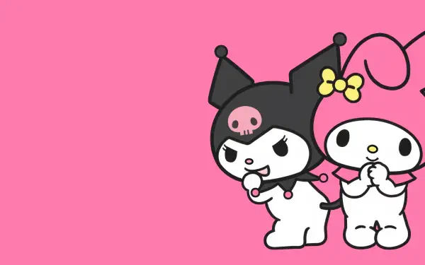 Onegai My Melody Kuromi (Onegai My Melody) My Melody (Onegai My Melody) HD Desktop Wallpaper | Background Image
