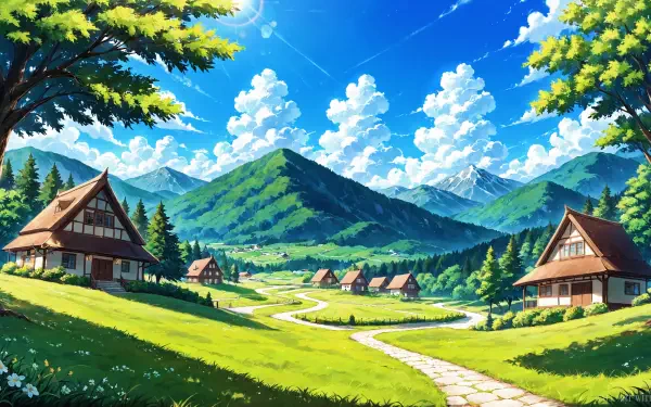 outdoor sky cloud tree HD Desktop Wallpaper | Background Image