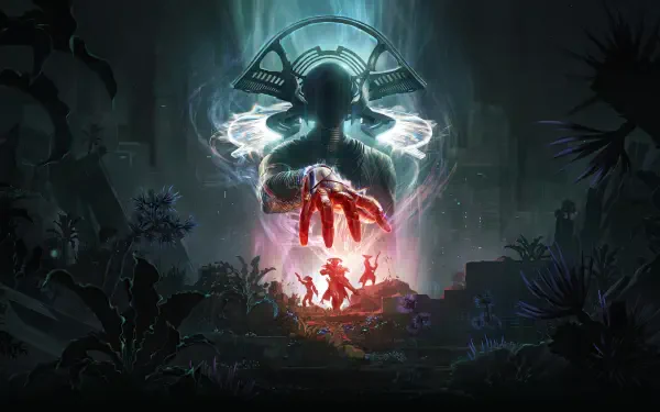A stunning 4K Ultra HD wallpaper showcasing Destiny 2 gaming art, featuring a dramatic silhouette and vibrant colors, capturing the essence of the game's immersive universe.