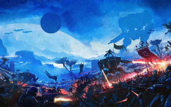 Helldivers Helldivers 2 Liberty! HD Desktop Wallpaper | Background Image