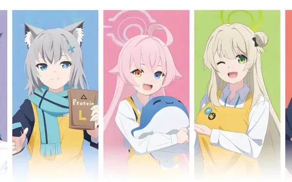 Anime Blue Archive Blue Archive the Animation HD Desktop Wallpaper | Background Image