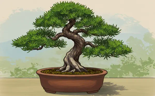 Bonsai Tree HD Desktop Wallpaper | Background Image