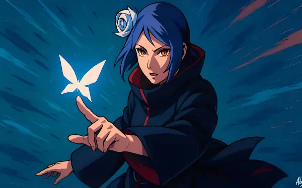 Anime Naruto Akatsuki (Naruto) Konan (Naruto) HD Desktop Wallpaper | Background Image
