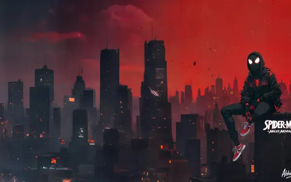 Marvel Studios Miles Morales spider man superhero HD Desktop Wallpaper | Background Image