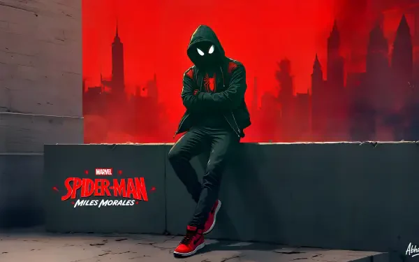 Marvel Studios Miles Morales spider man superhero HD Desktop Wallpaper | Background Image