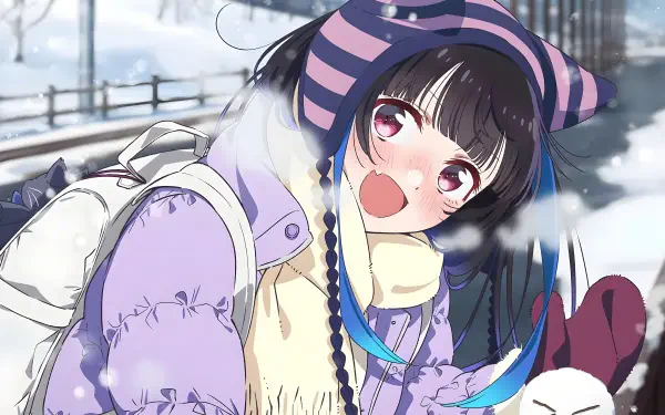 Anime Rent-A-Girlfriend Mini Yaemori HD Desktop Wallpaper | Background Image